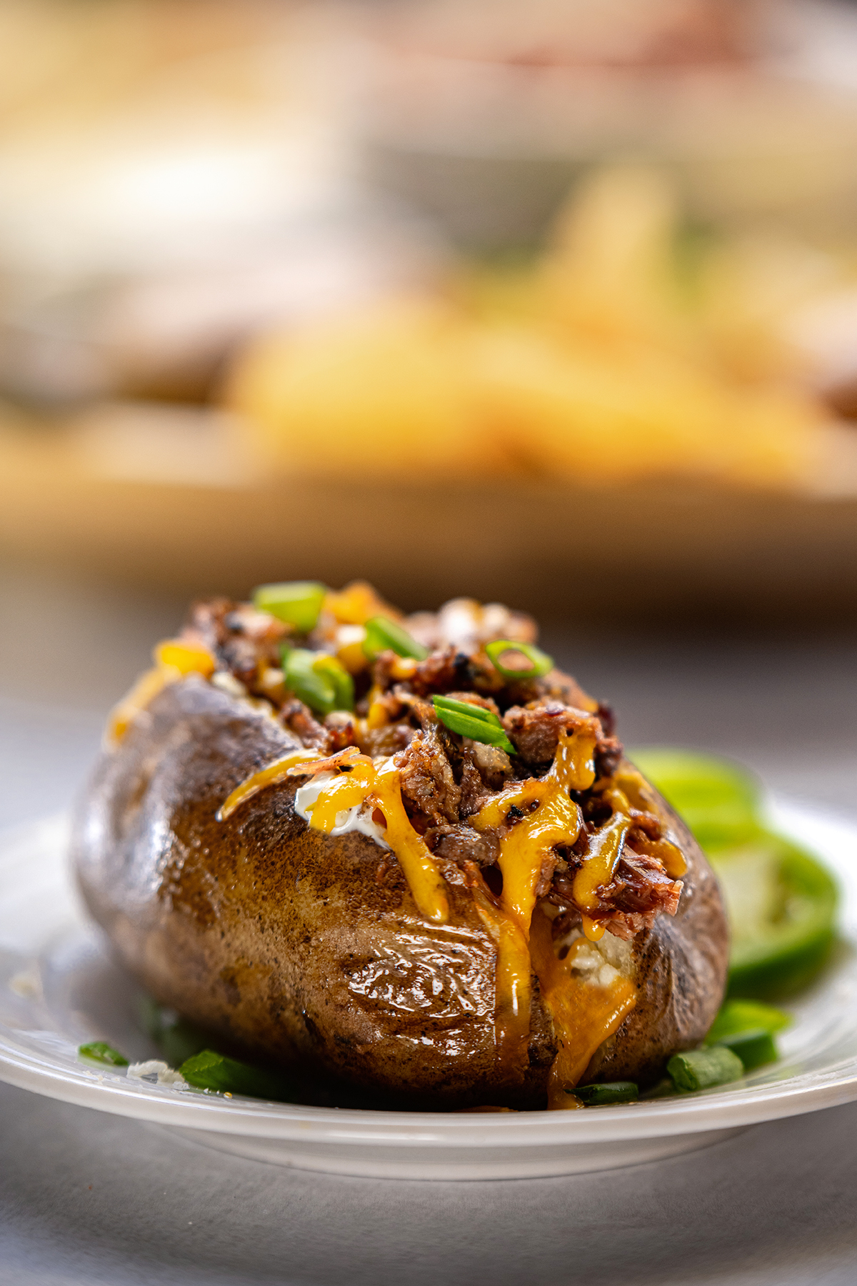 Brisket Baked Potato Bar